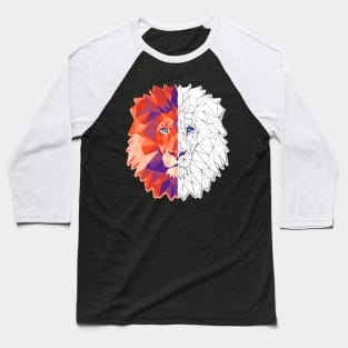 Lion Art Baseball T-Shirt